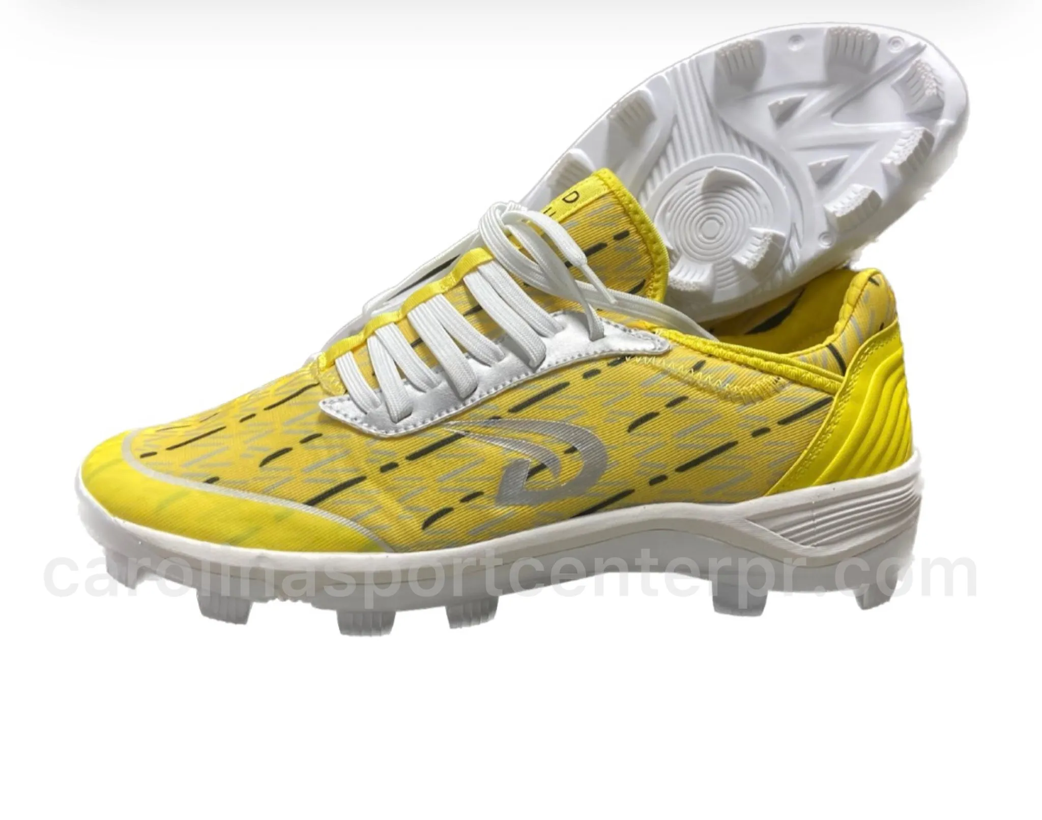 DUX SPORTS TPU MOLDED BASEBALL CLEAT YELLOW