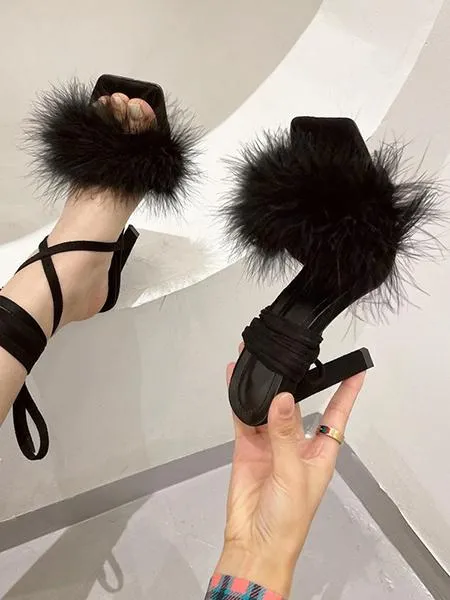 Fluffy Heels