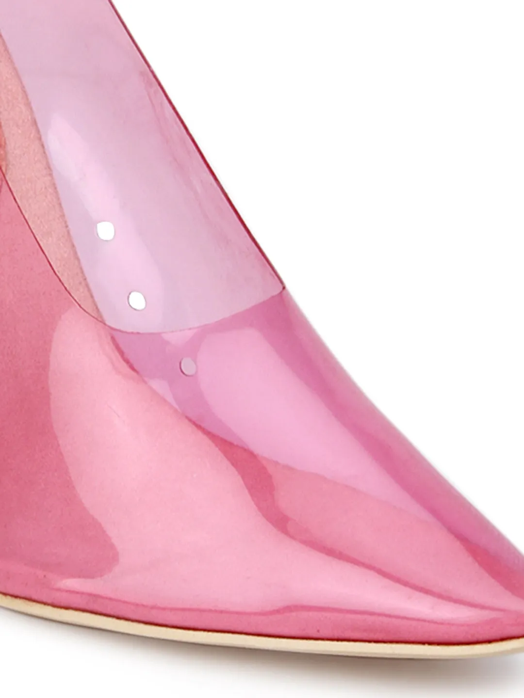 Fuschia Perspex Pump Stilettos