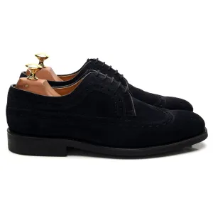 George Webb Navy Blue Suede Oxford Brogues UK 6 F