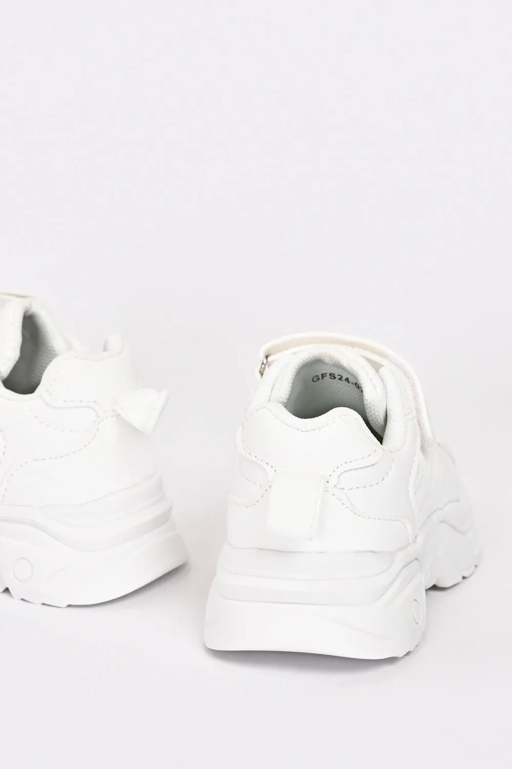 GIRLS WHITE CHUNKY SNEAKERS