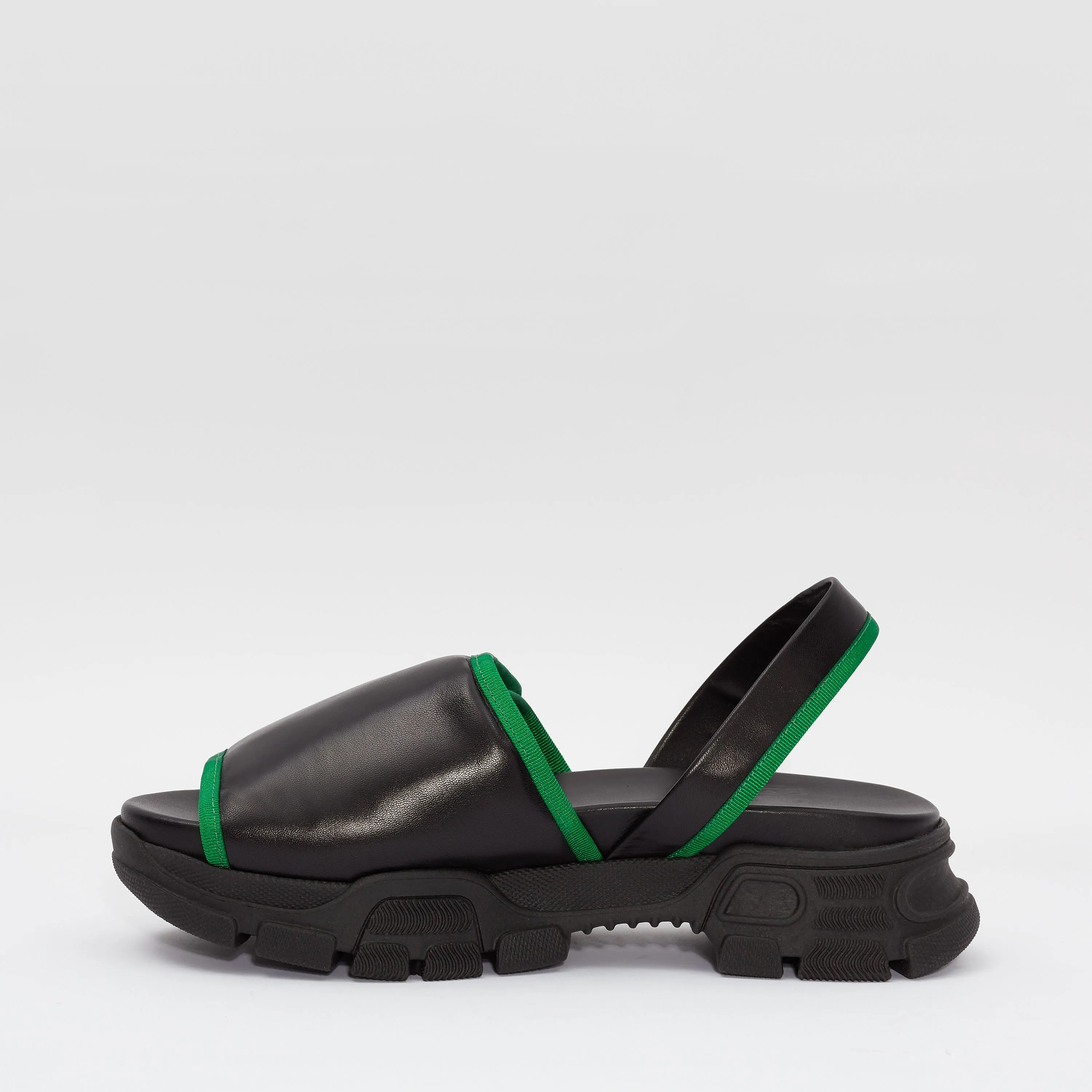 GOYA Black Velcro Sporty Sandal