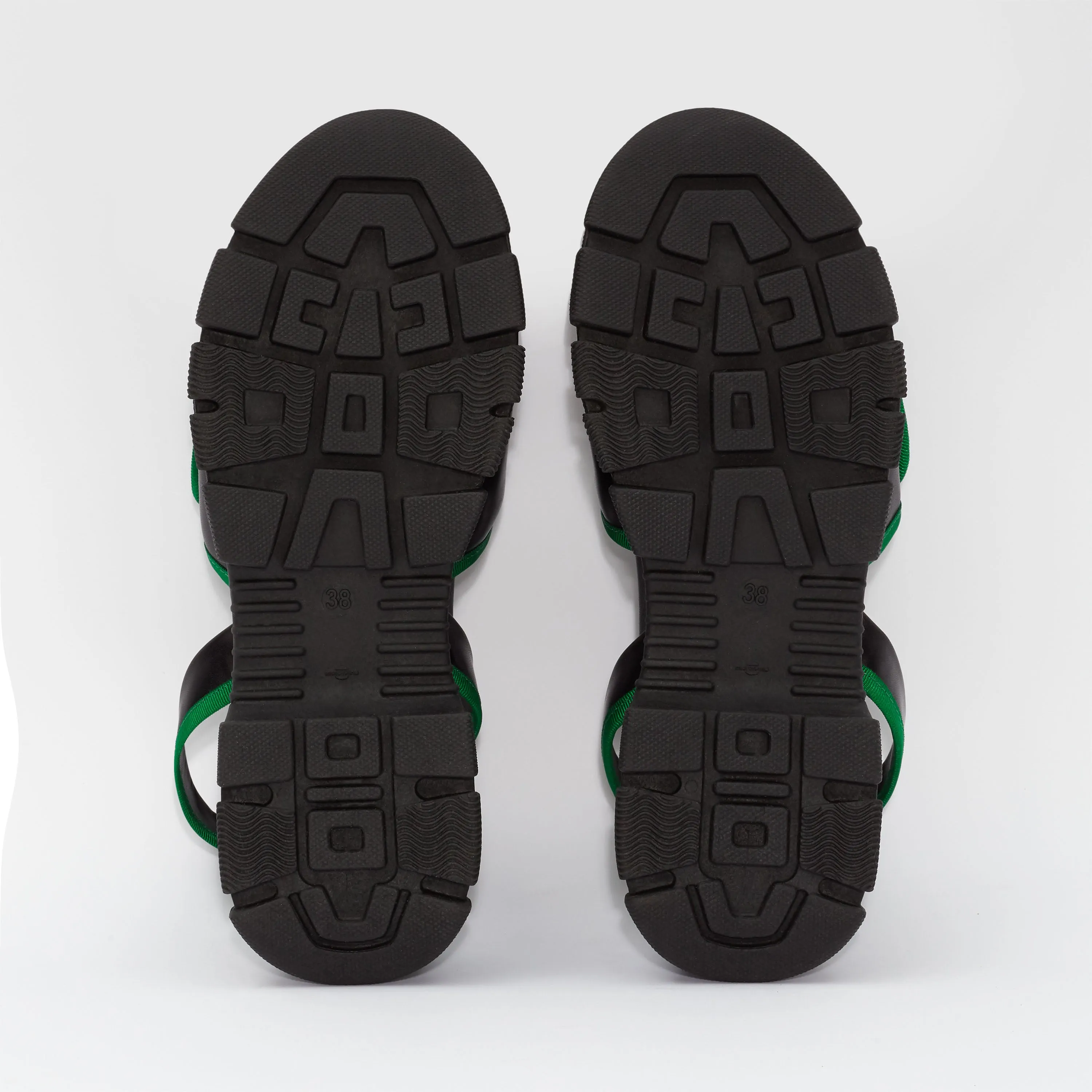 GOYA Black Velcro Sporty Sandal