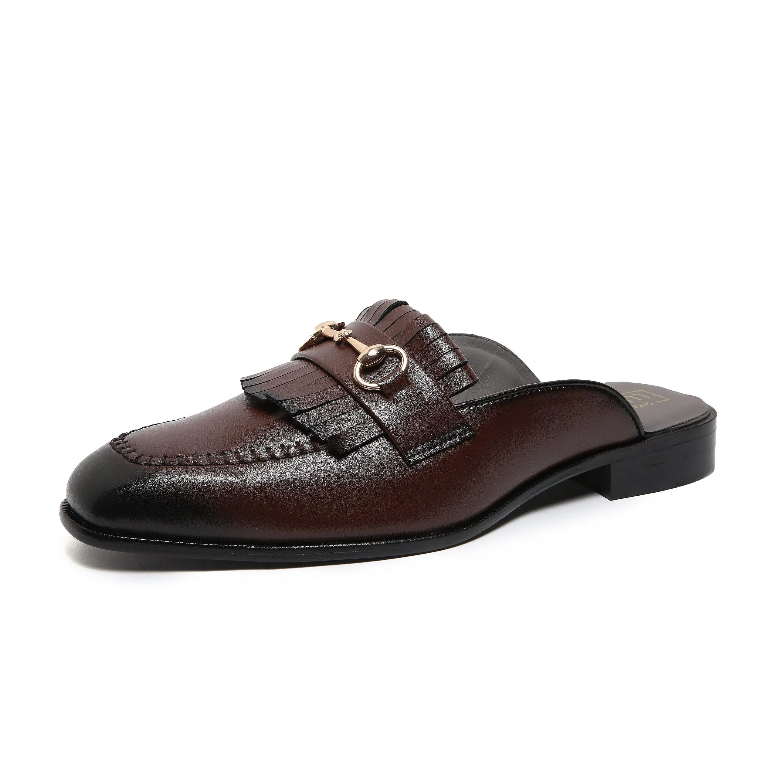 GUSTOSO - DARK TAN MULE