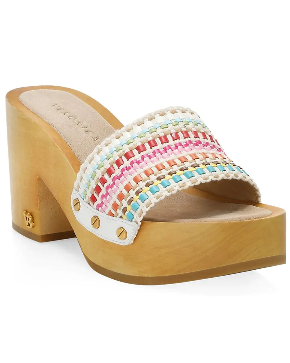 Hannalee Woven Clog Mule in Snow Multi