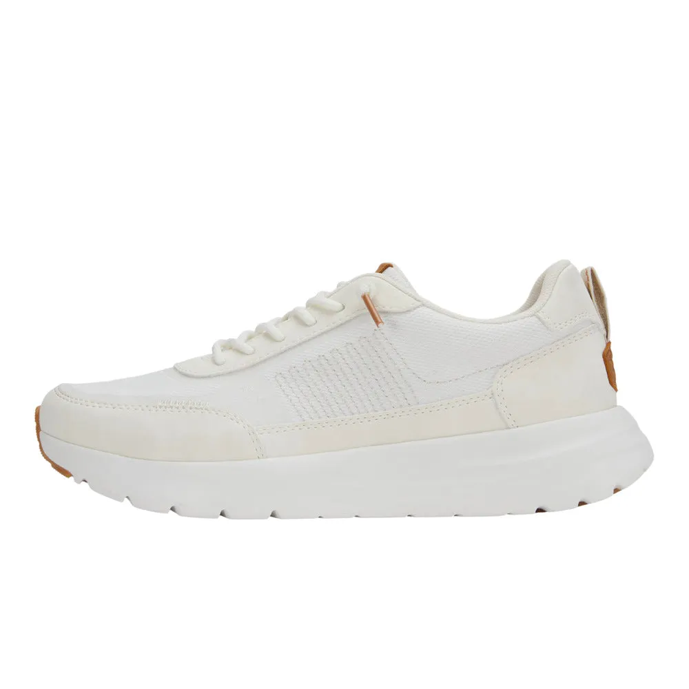 'HEY DUDE' Women's Sirocco Alta Neutrals - White