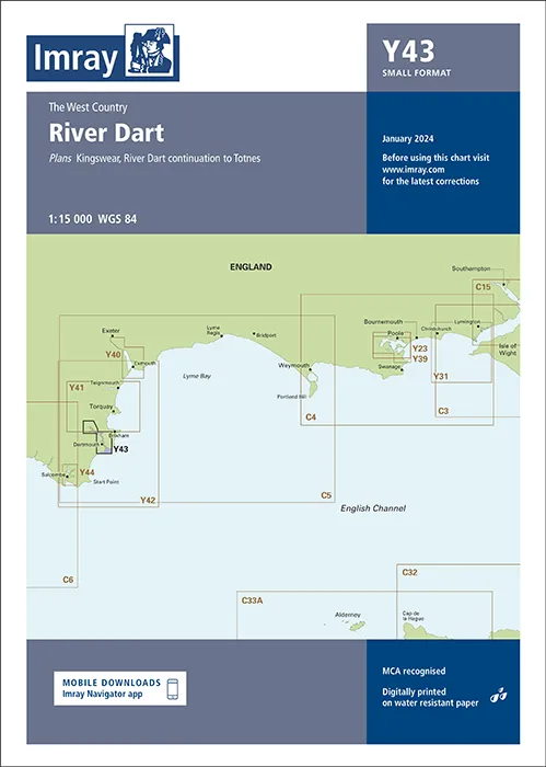 Imray Y43 River Dart Chart