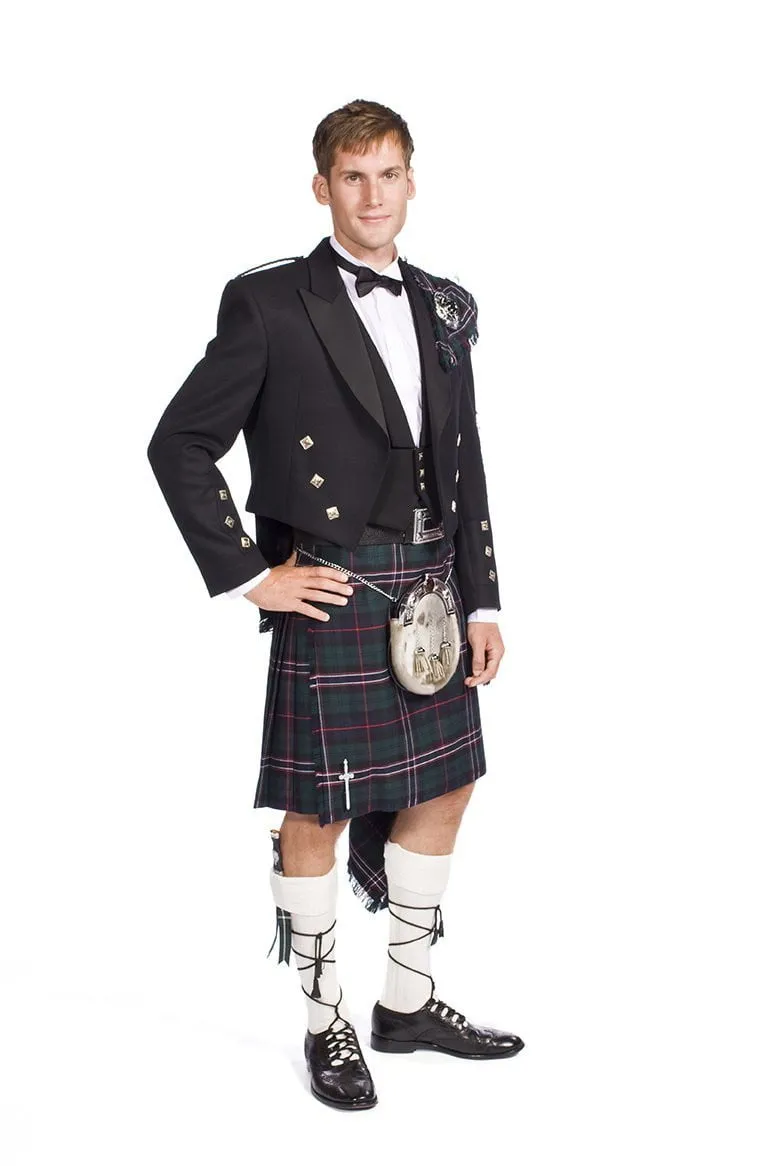 Instock Fly Plaid Prince Charlie Jacket Kilt Outfit