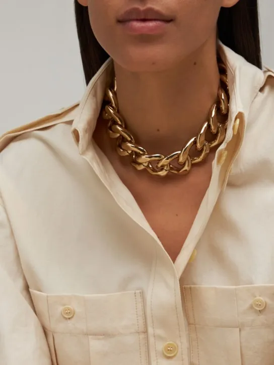 Isabel Marant   Links chunky chain collar necklace 