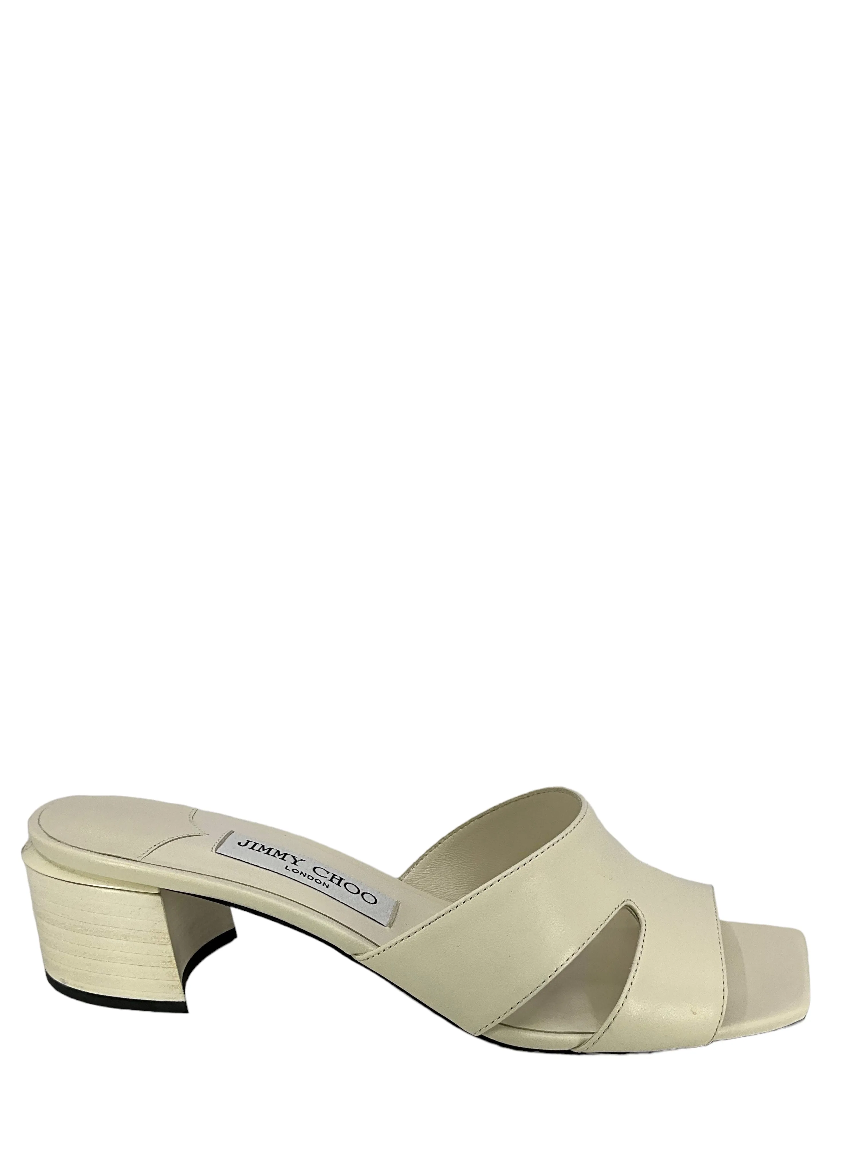 JIMMY CHOO Ellison Mule Sandals Size 7.5