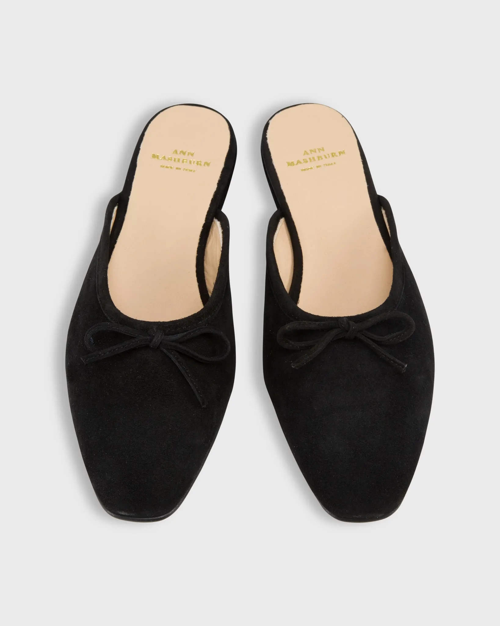 Joy Mule in Black Suede