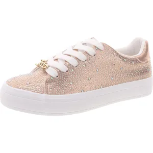 Juicy Couture Womens Alanis B Rhinestone Lace-Up Casual And Fashion Sneakers