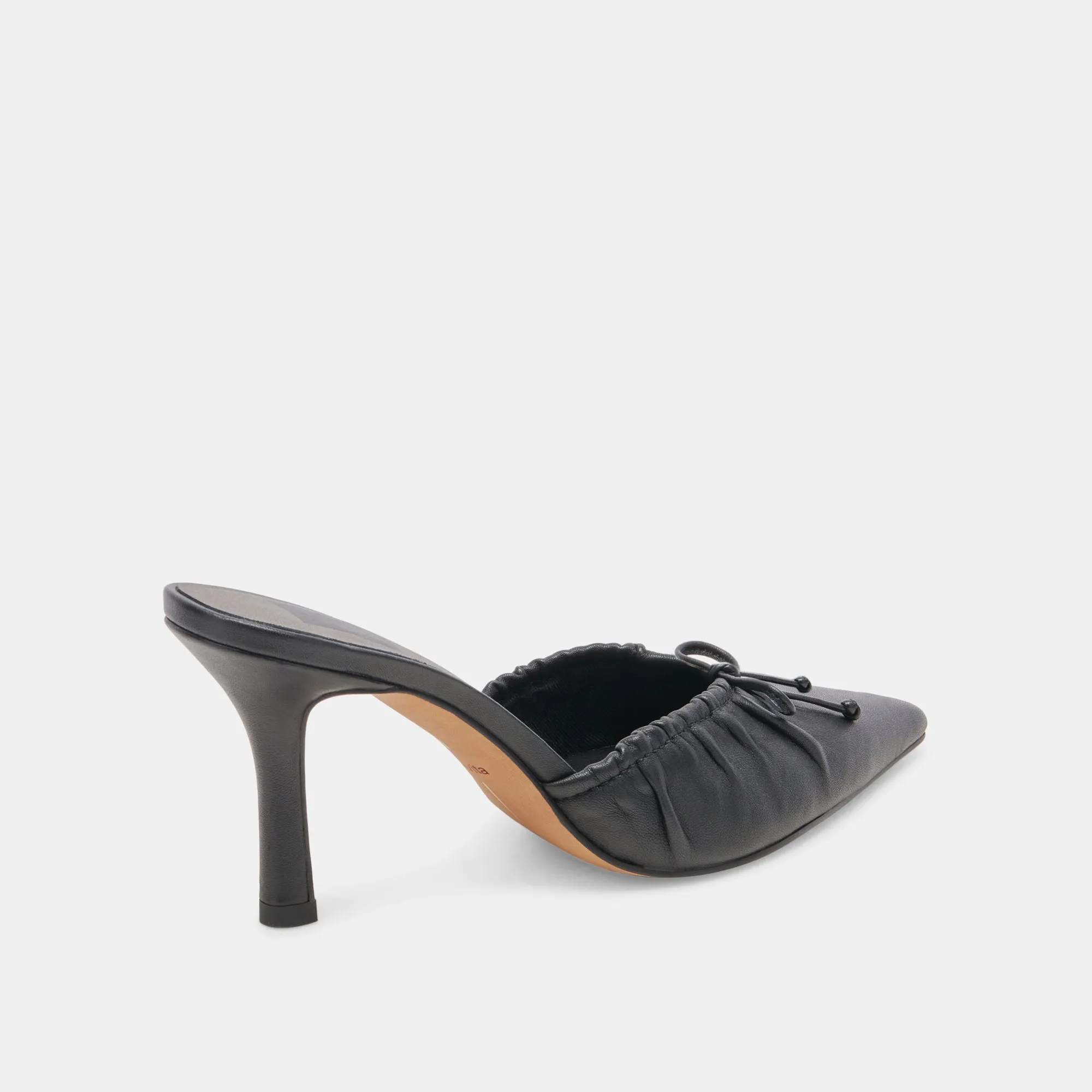 KAIRI HEELS BLACK LEATHER