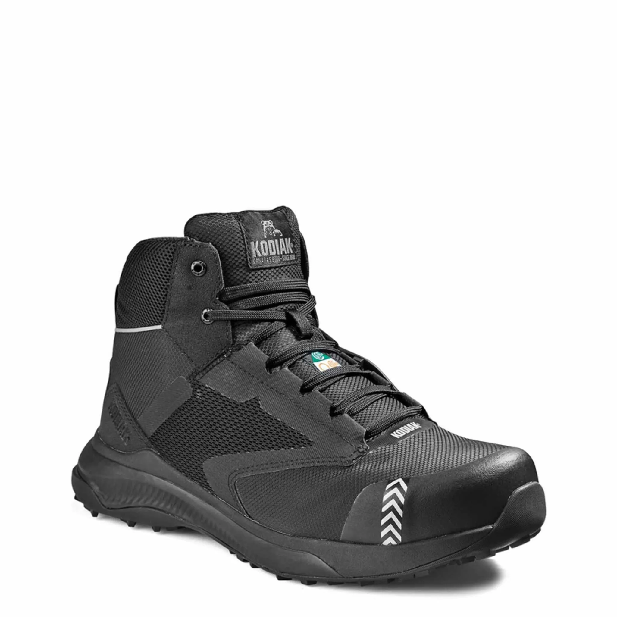 Kodiak Men's Quicktrail Mid Nano Composite Toe Athletic Safety Work Boots, CSA Approved, Comfortable, Lightweight & Slip-Resistant | Sizes 7-15