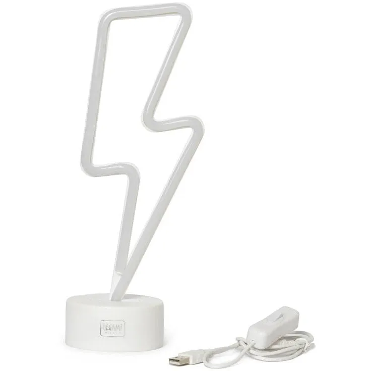 Legami It’s a Sign - Neon Effect LED Lamp - Lightning Bolt