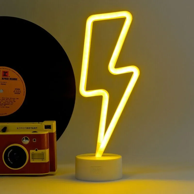 Legami It’s a Sign - Neon Effect LED Lamp - Lightning Bolt