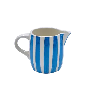 Light Blue Stripes Milk Jug