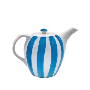 Light Blue Stripes Teapot