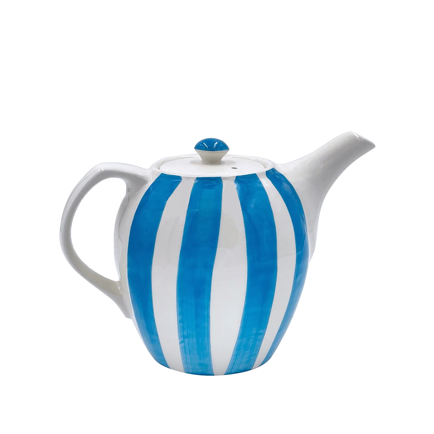 Light Blue Stripes Teapot