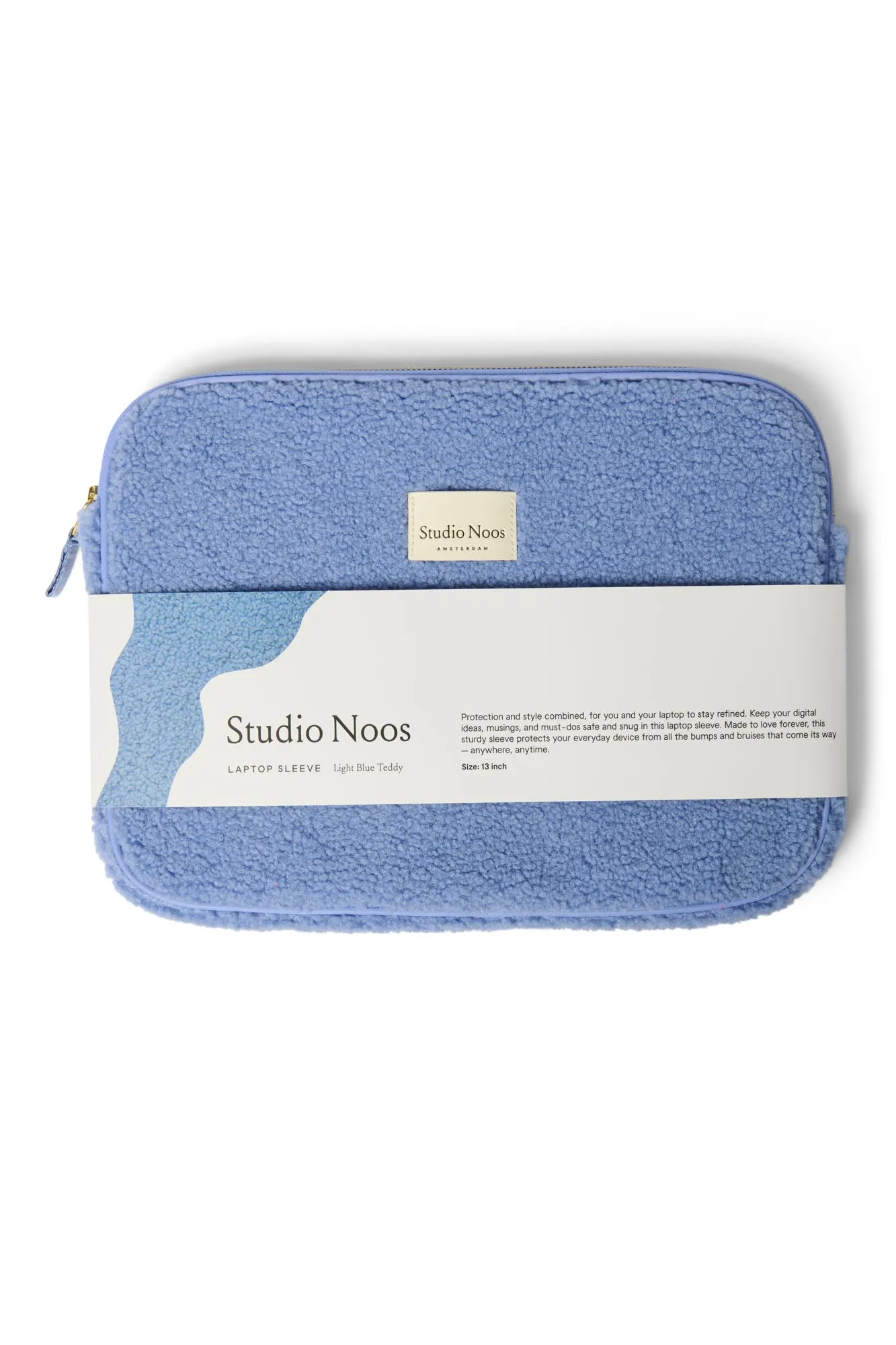 Light Blue Teddy Laptop Sleeve | 13 INCH