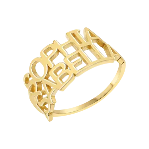 Linear Double Name Ring