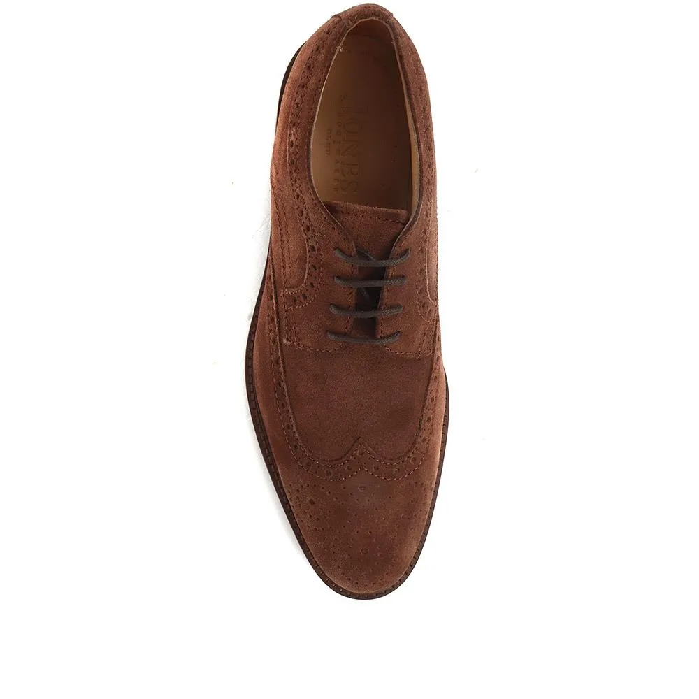 Longwood Suede Derby Brogues - LONGWOOD / 320 482