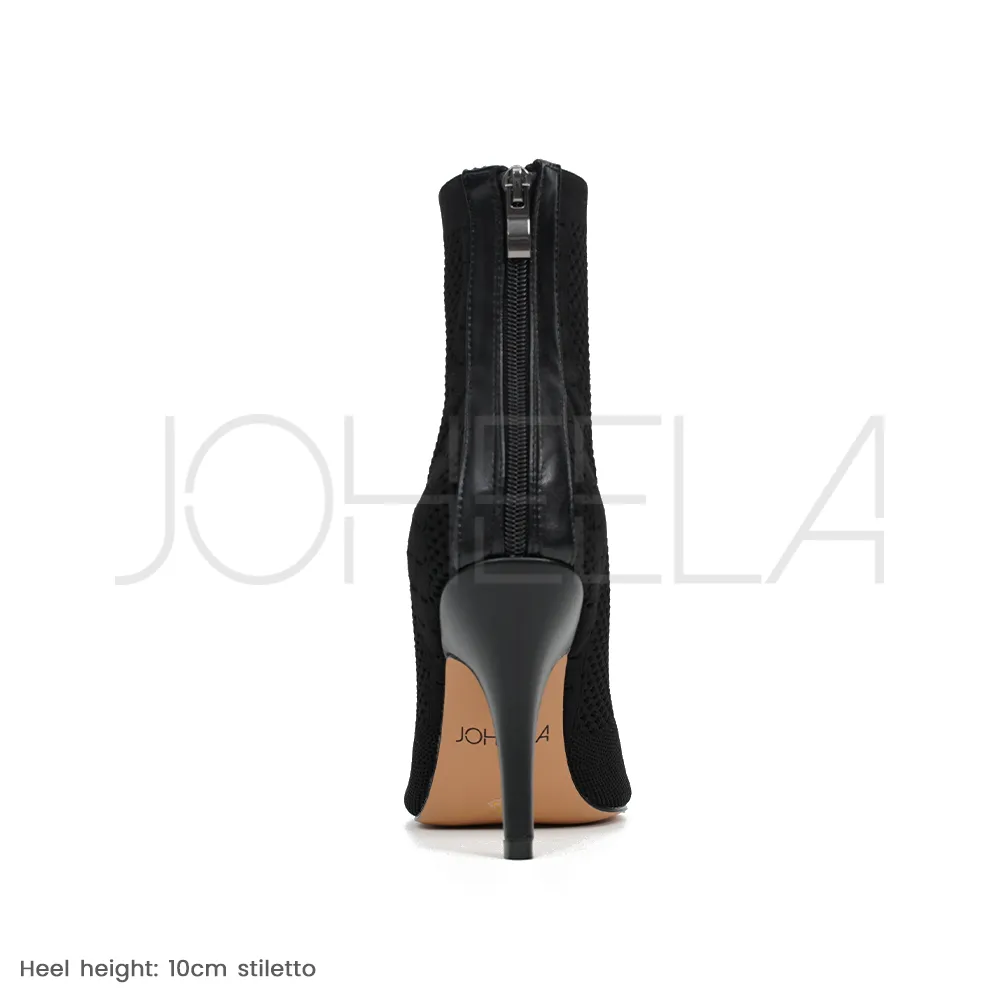 Lou noir - Talons stilettos standard - Personnalisable