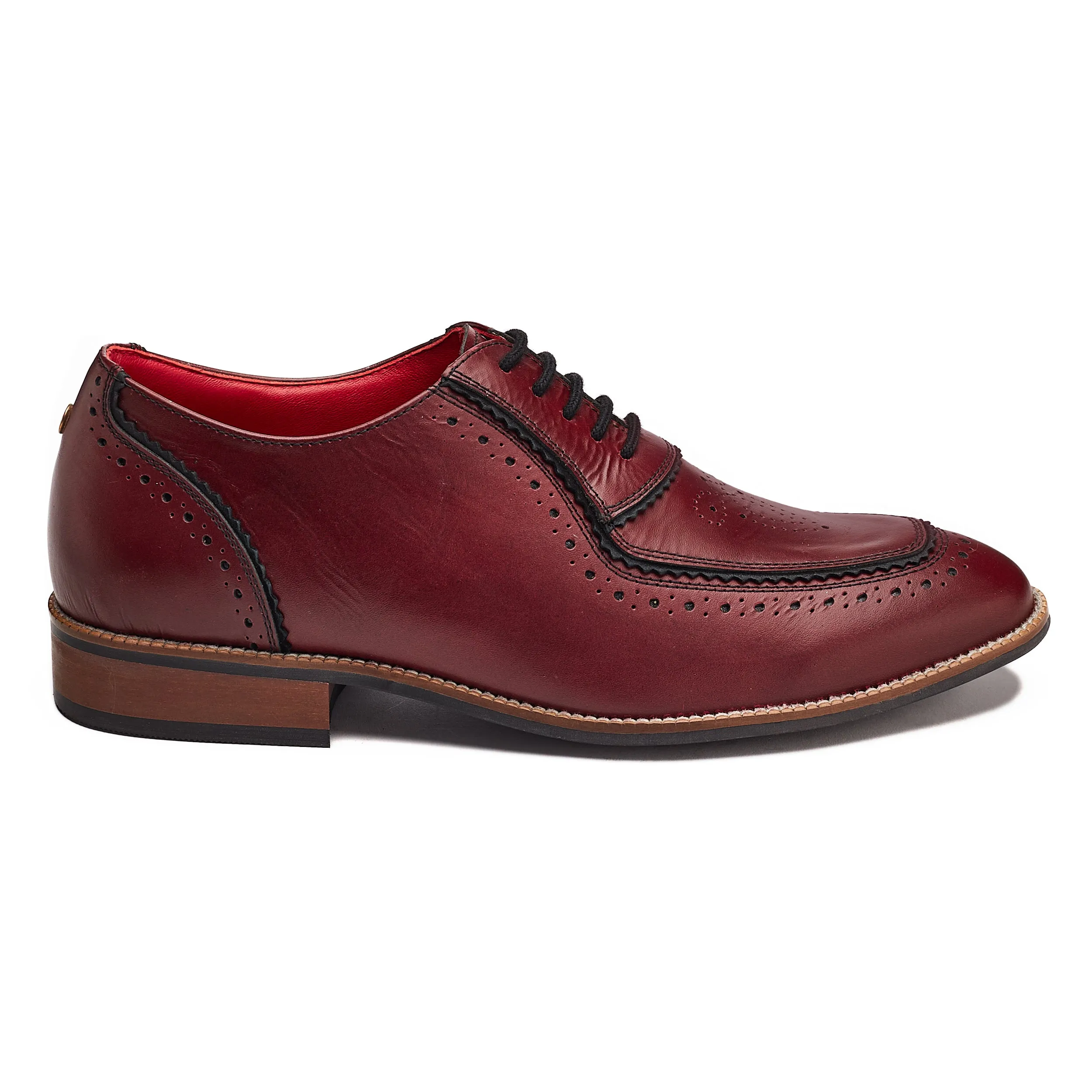 Maharaja Brogues Men – Oxblood