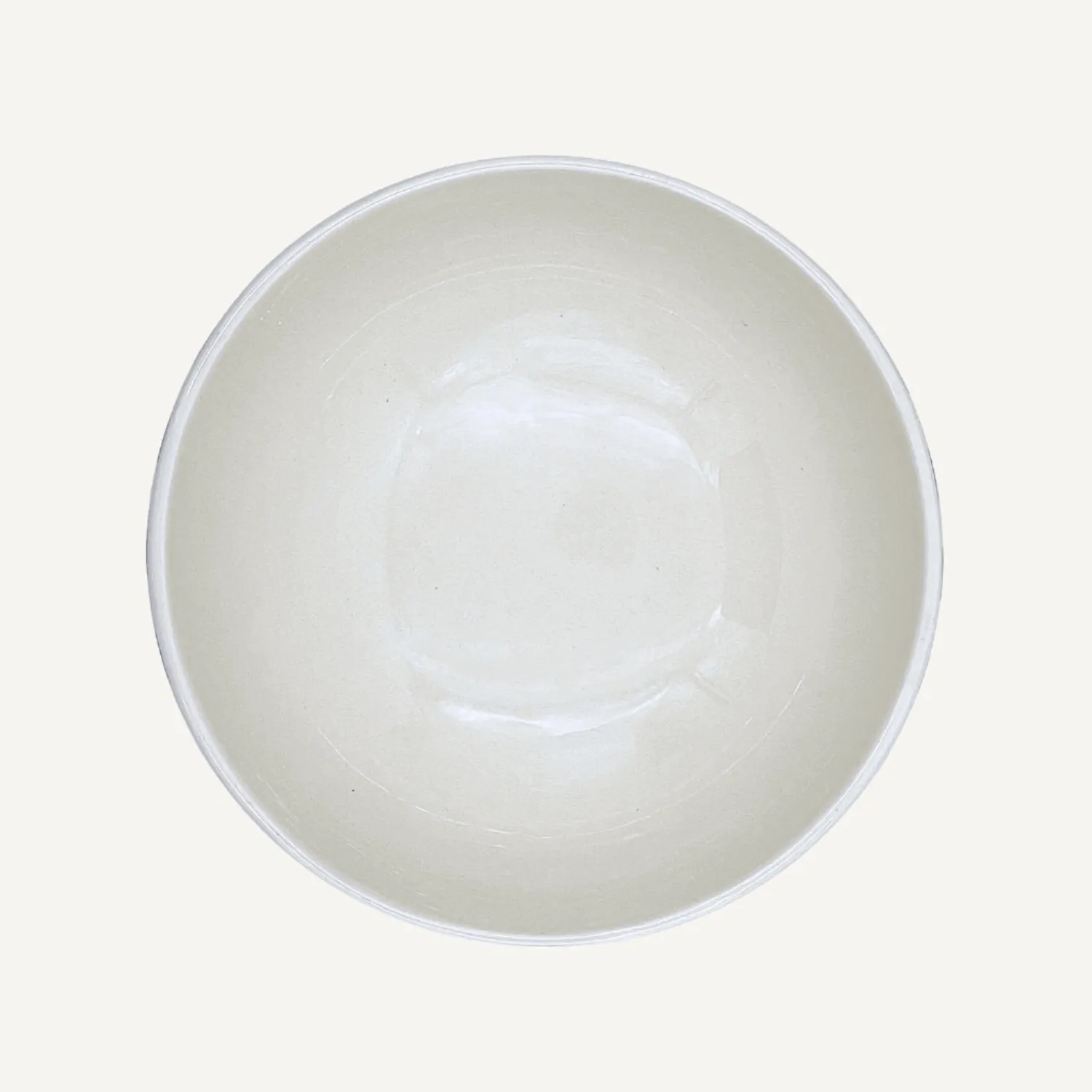 Medium Light Blue Stripes Bowl