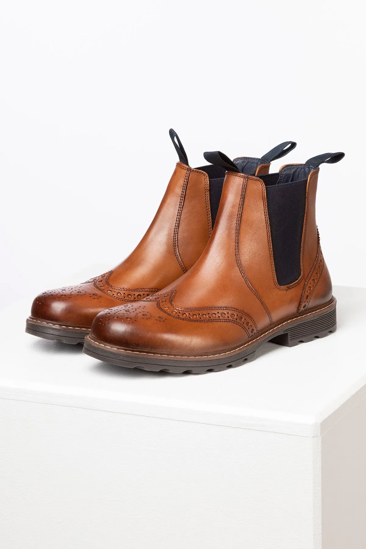 Men's Brogue Market Boots - Millington II