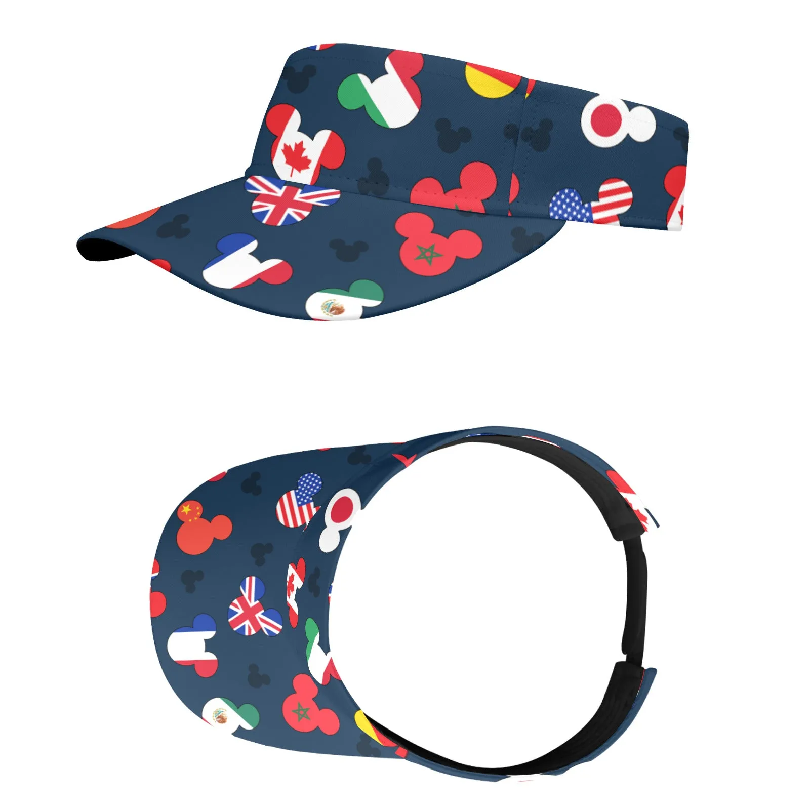 Mickey Flags Athletic Visor