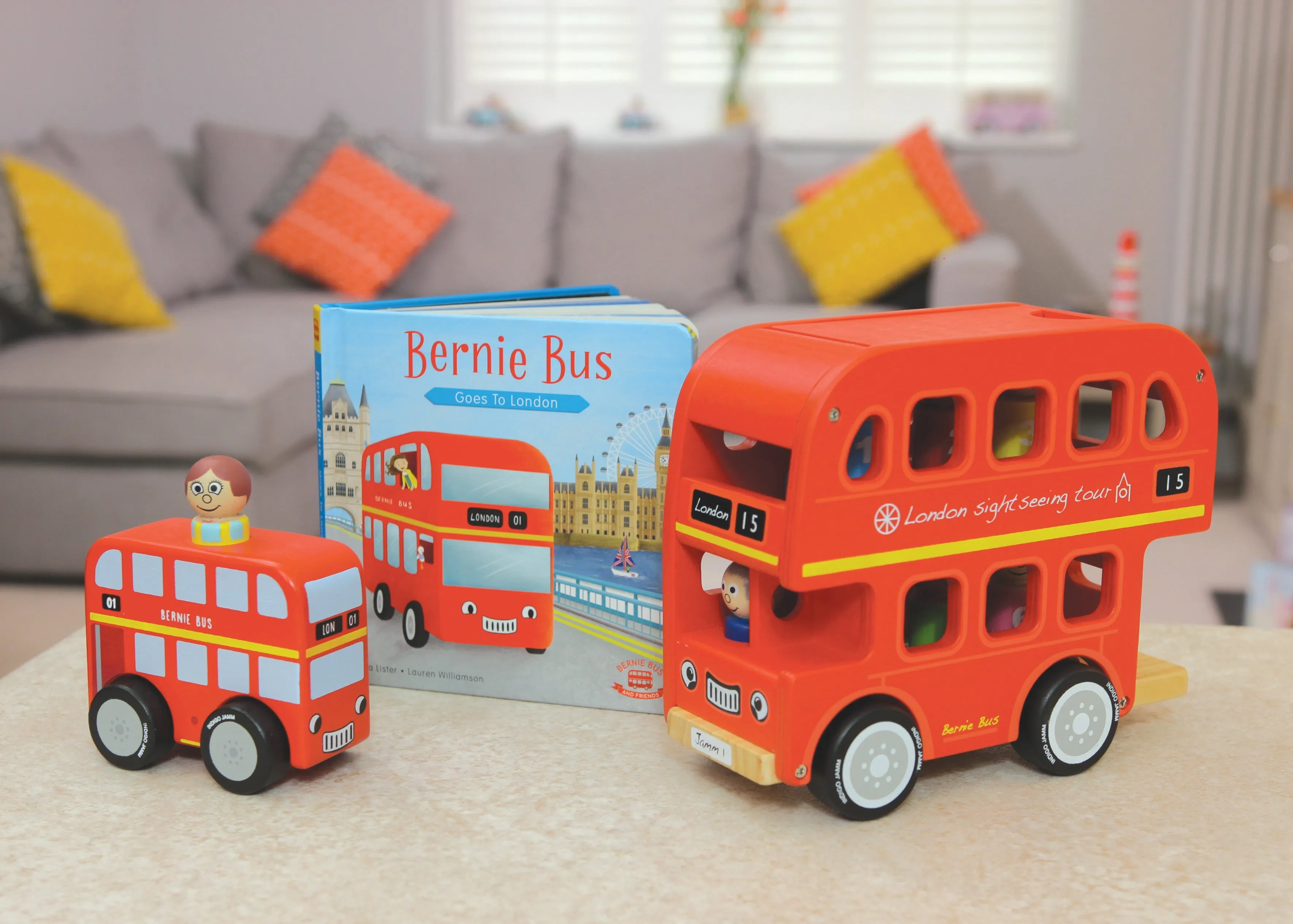 Mini Bernie Bus & Evelyn