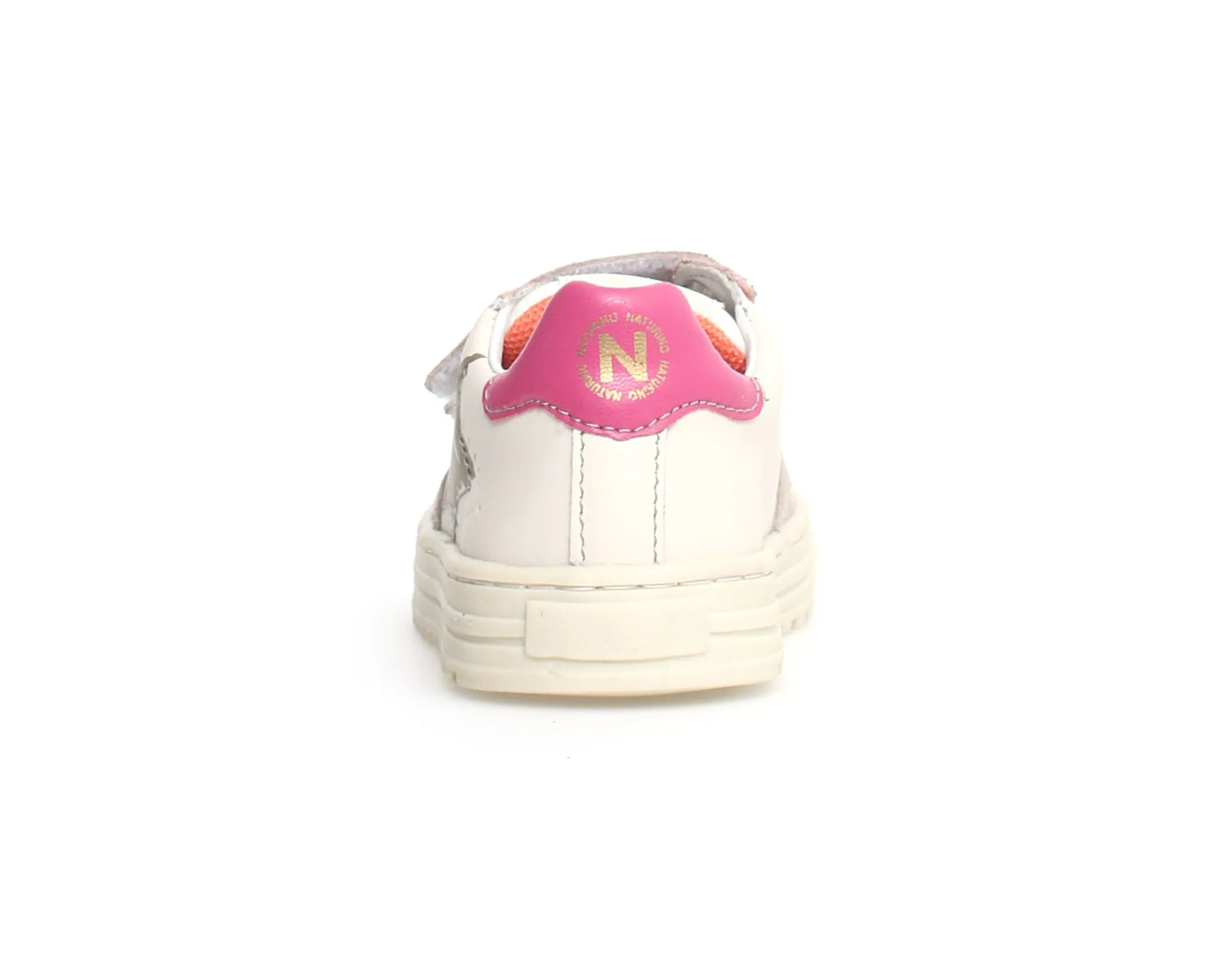 Naturino Hess 2 VL Girl's Sneakers - Beige/Milk/Flamingo