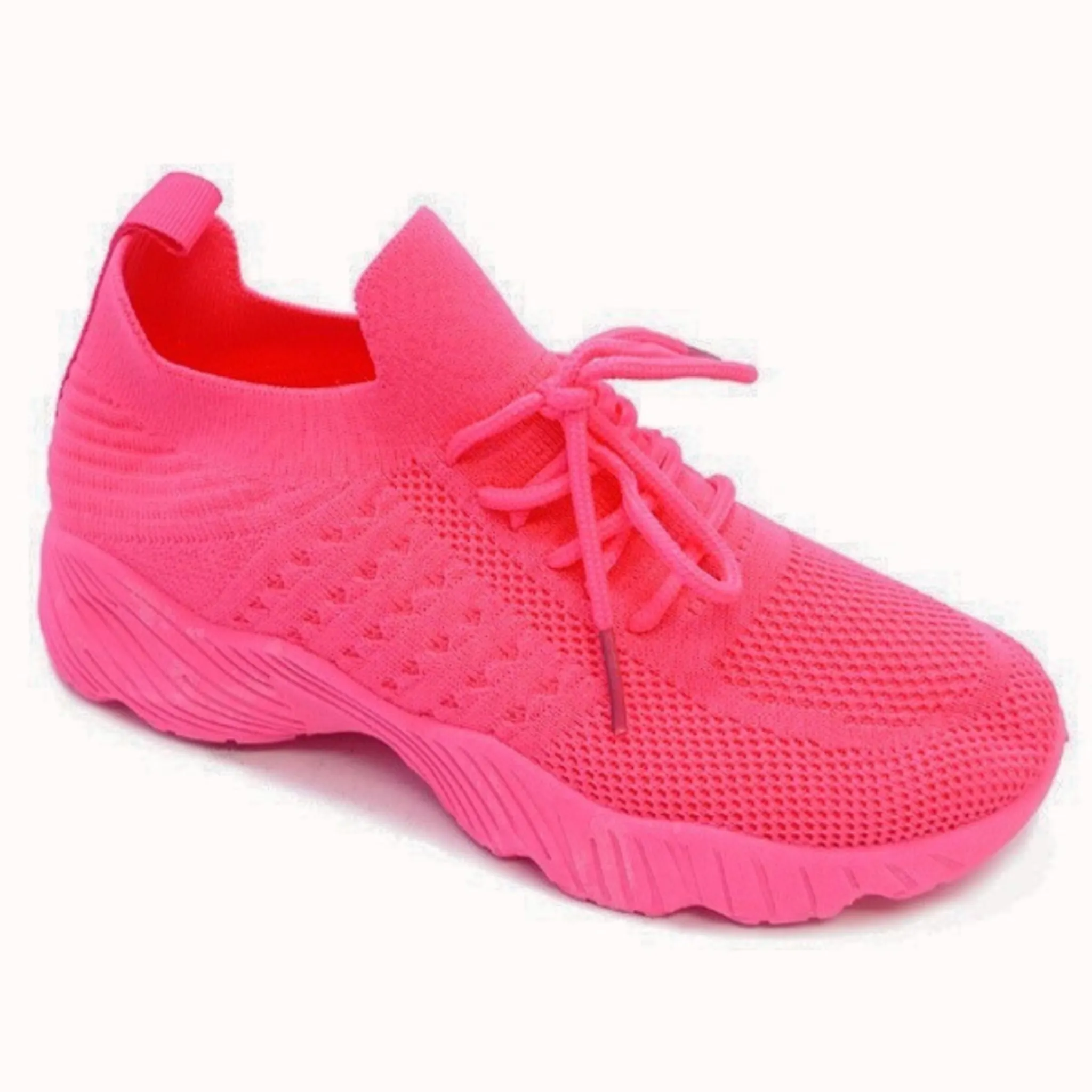 Neon Puffy Sneakers