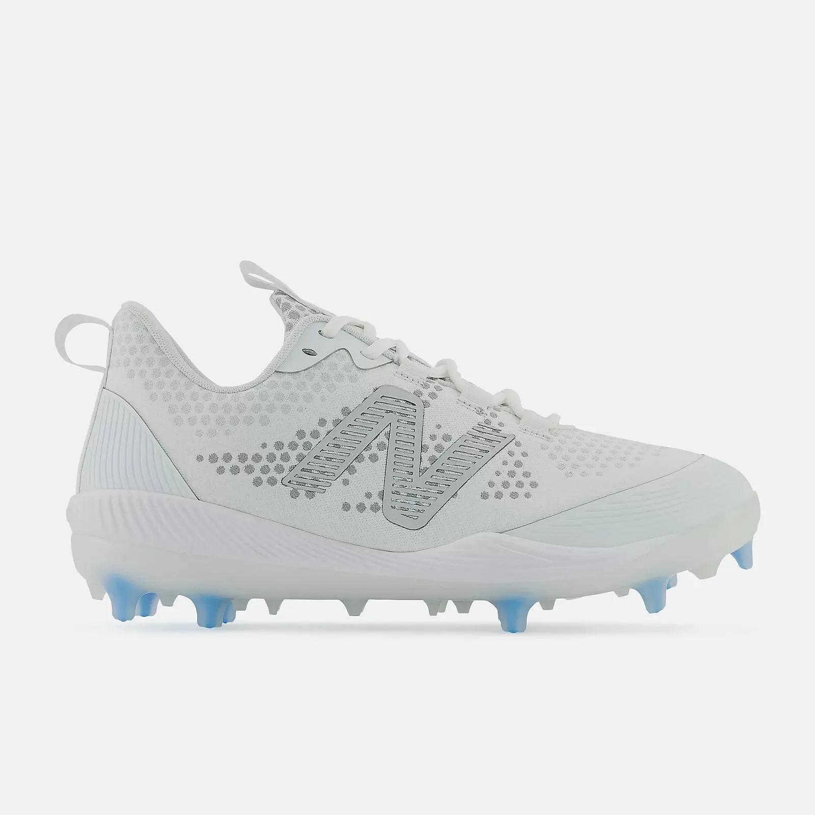 New Balance LCOMPv3 - White Hybrid Cleats