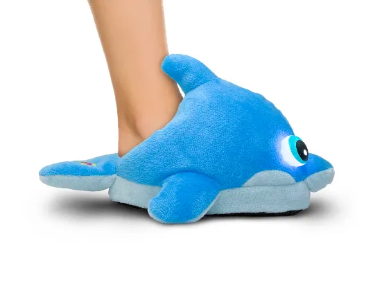 NightBuddies - Dolphin Light-up Slippers