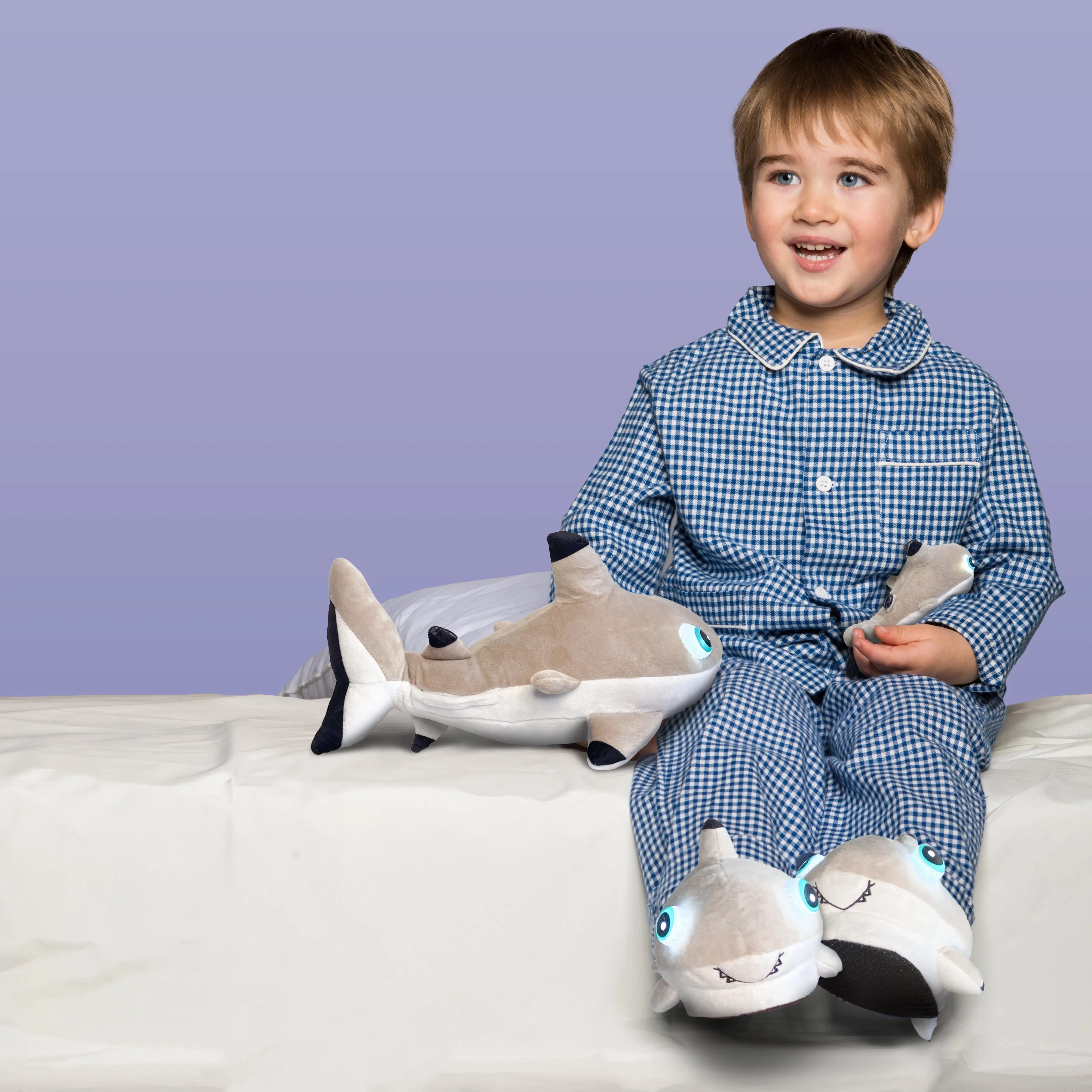 NightBuddies - Shark Light-up Slippers