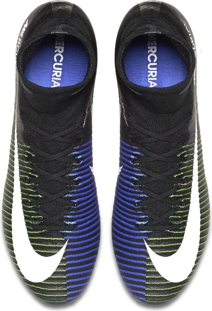 Nike Mercurial Superfly V FG Soccer Boots - Black/Electric Green