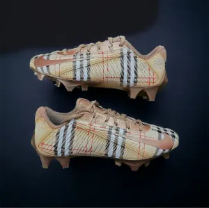 Nike Vapor Edge VC 'Burberry' Custom Football Cleats