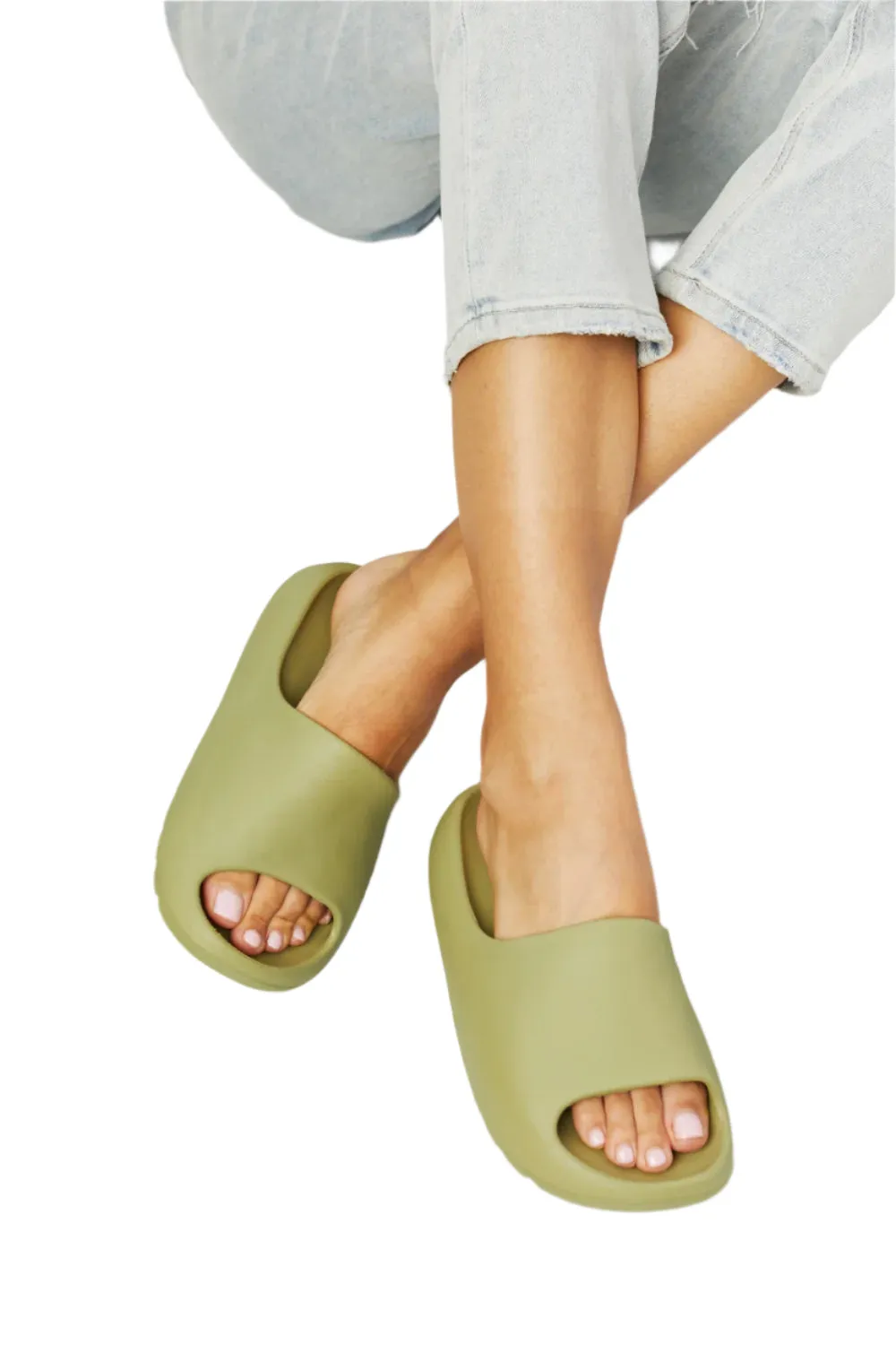 NOOK JOI In My Comfort Zone Slides in Green