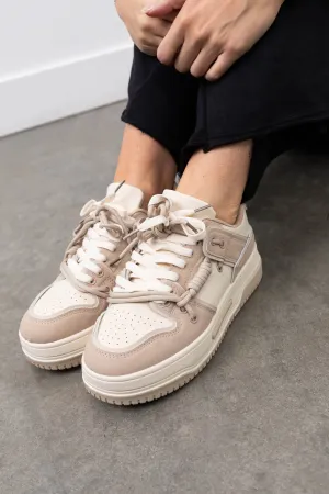 Oatmeal Colorblock Chunky Sneakers