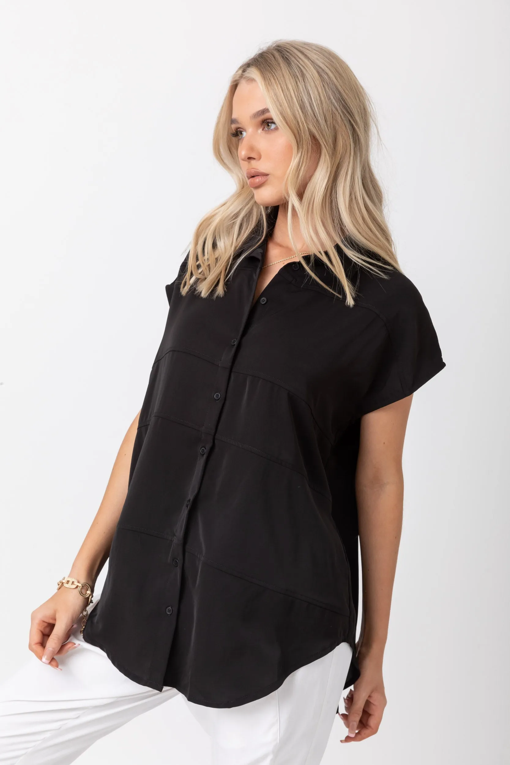 PANDA Blouse Black