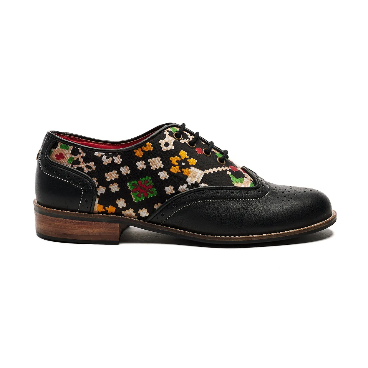 Patola Brogues Women – Coal