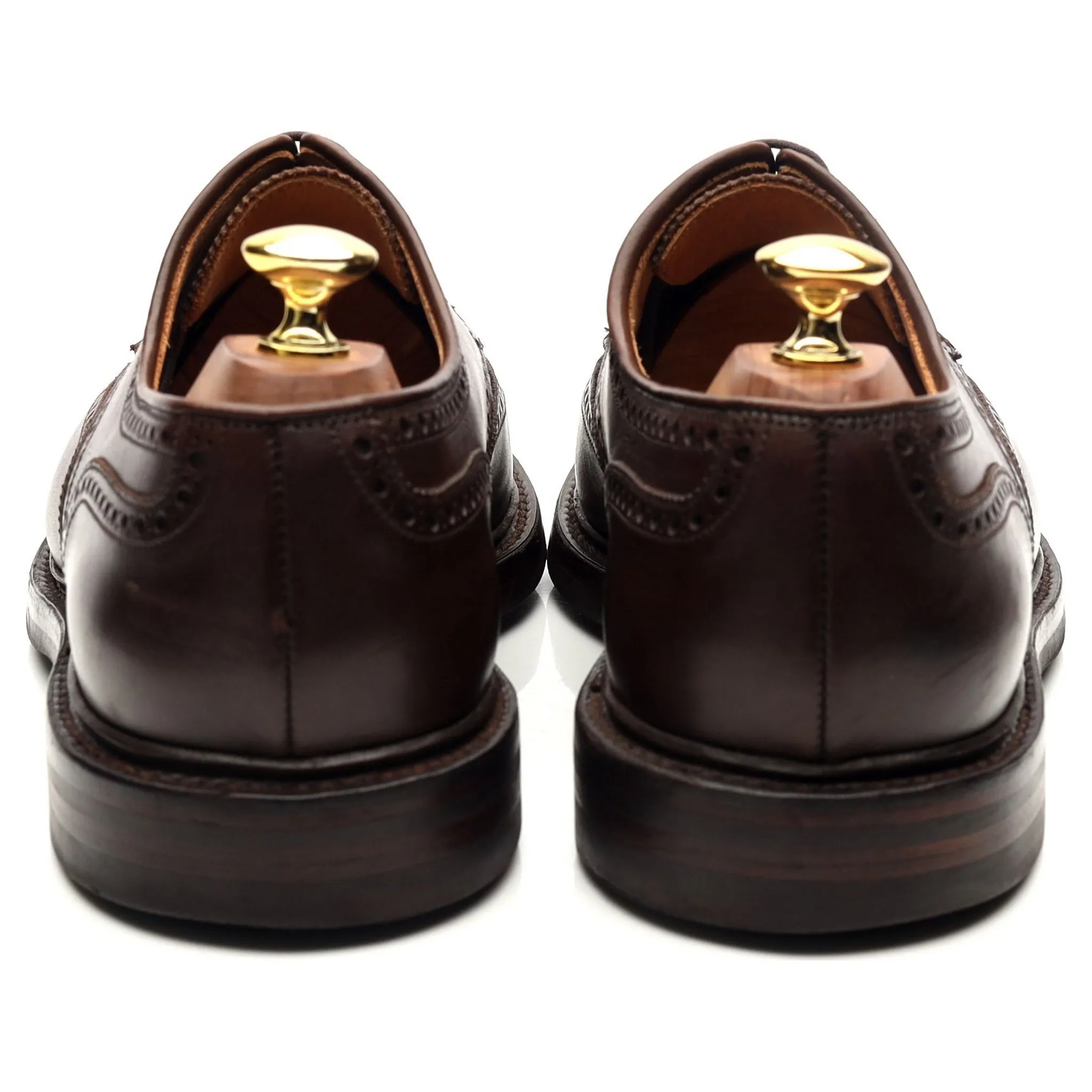 'Pembroke' Dark Brown Leather Derby UK 8.5 E