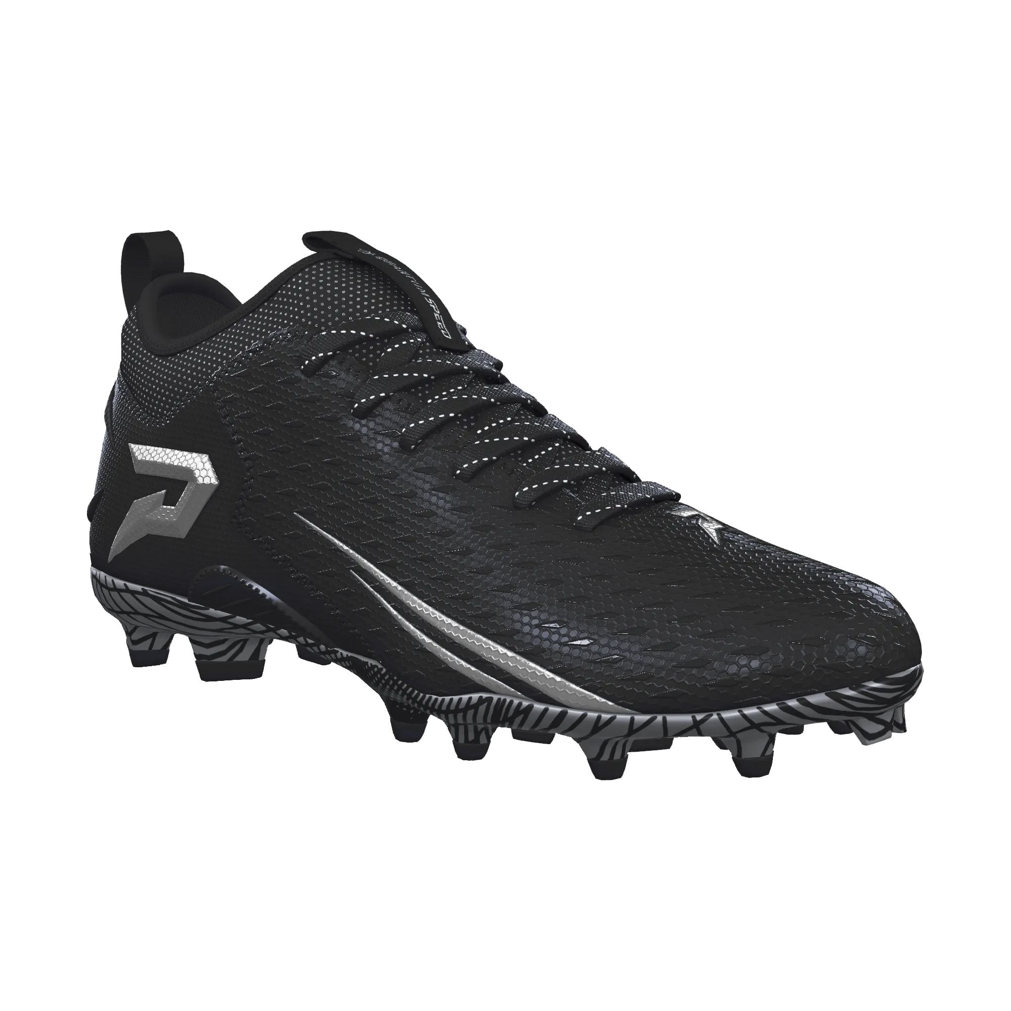 Phenom Elite Quantum Speed 2.0 Football Cleats - Team Colors - White or Black