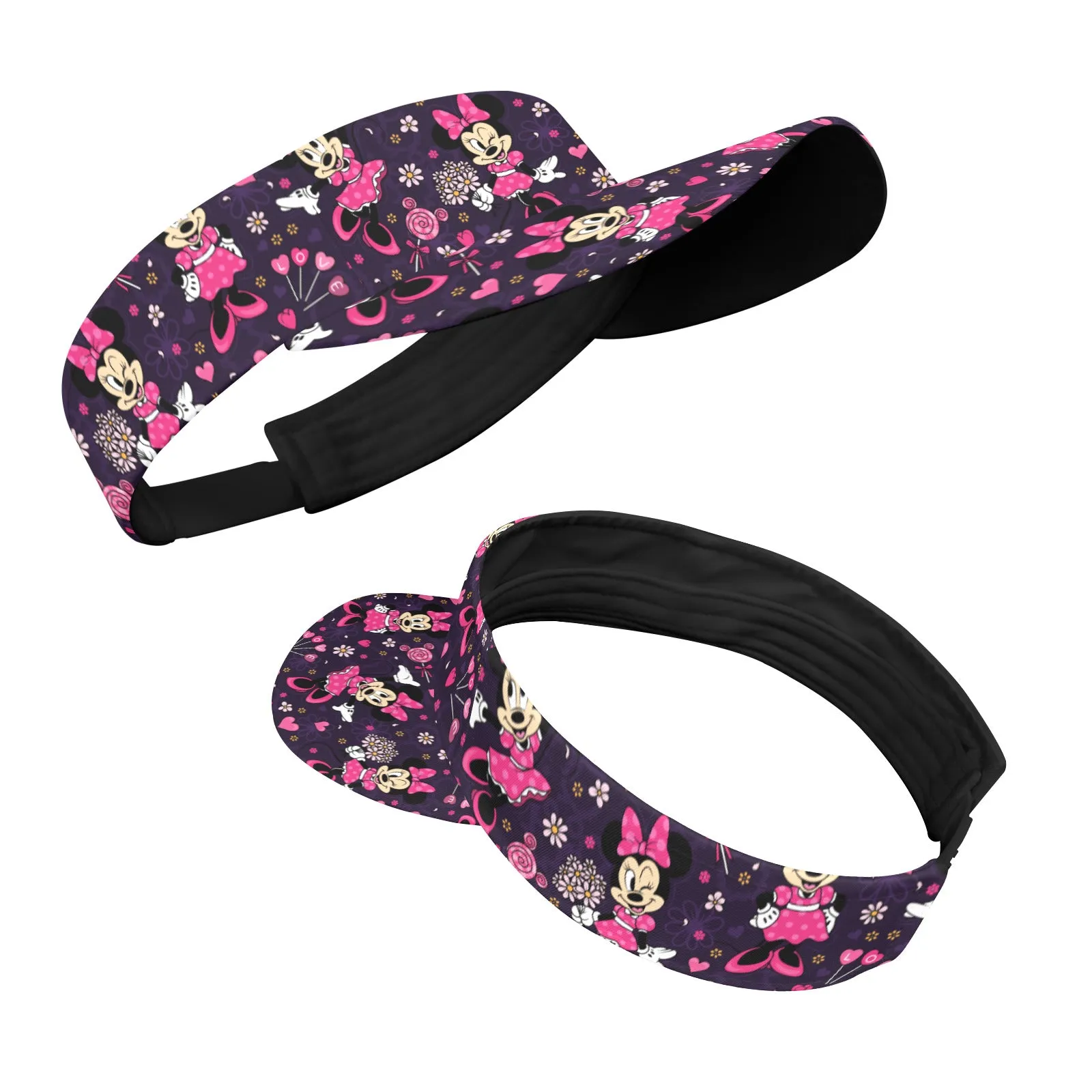 Pink Minnie Athletic Visor