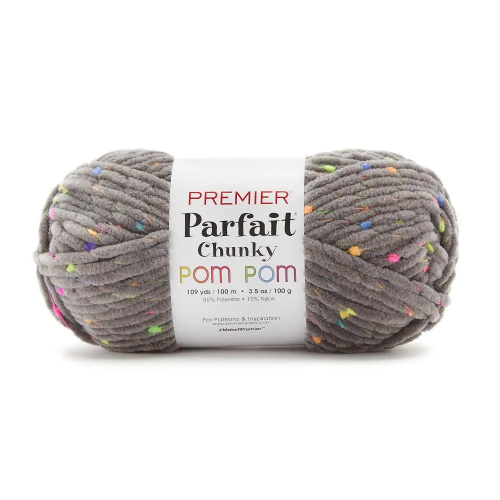 Premier Parfait Chunky Pom Pom Yarn - Disco Ball