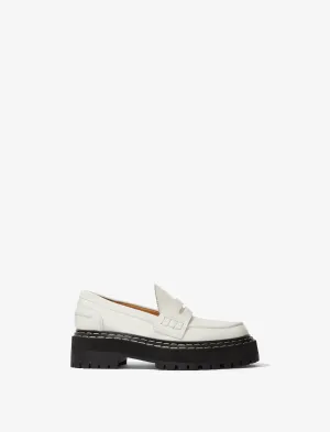 Proenza Schouler Lug Sole Platform Loafers - Natural