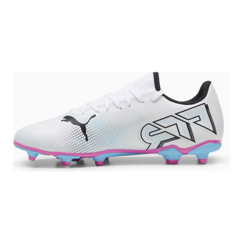 Puma Adults Football Boots Future 7 Play FG/AG Puma White/Puma Black