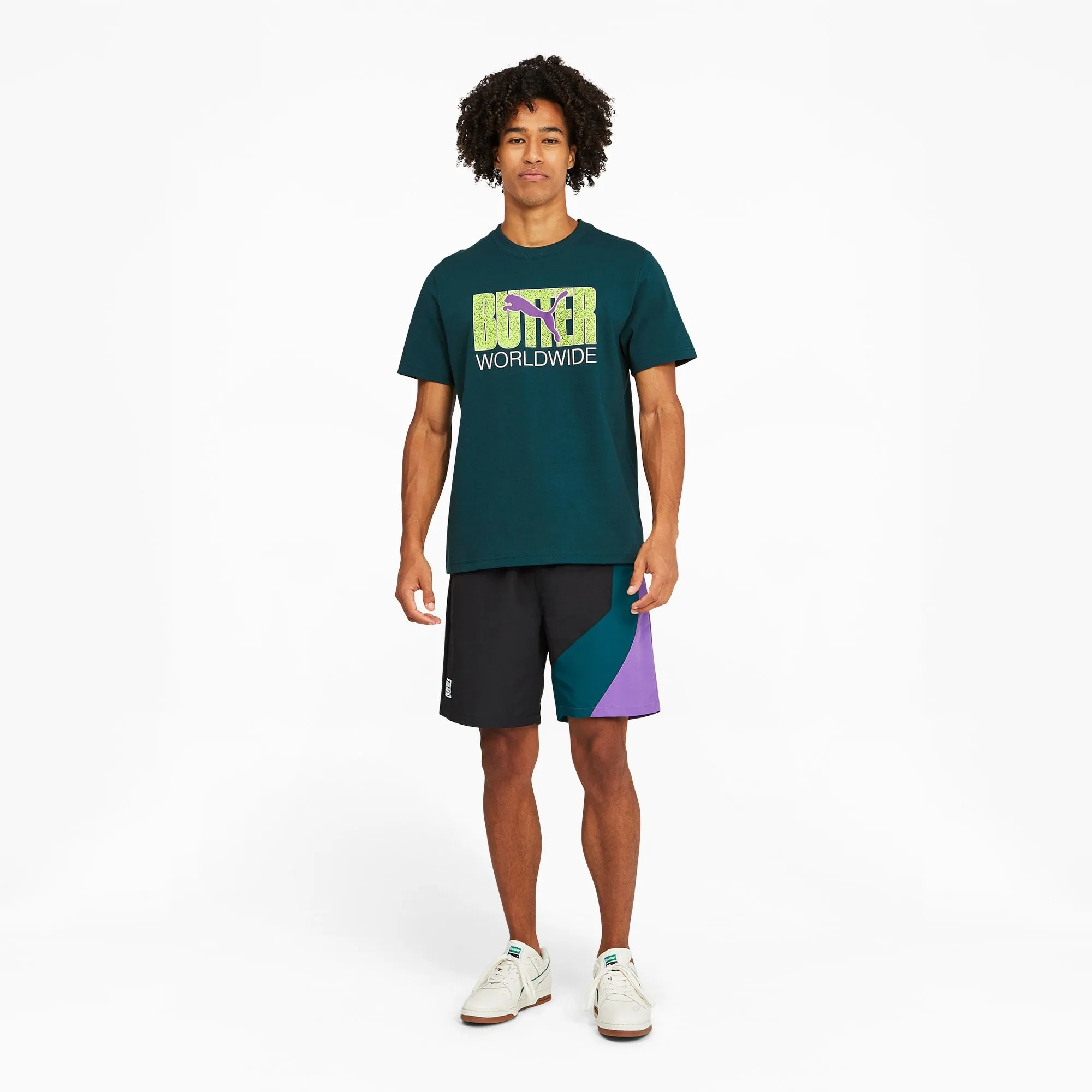 PUMA X BUTTER GOODS GRAPHIC TEE - Deep Teal